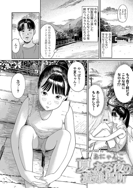 夏、ある夜の避難場所（単話）